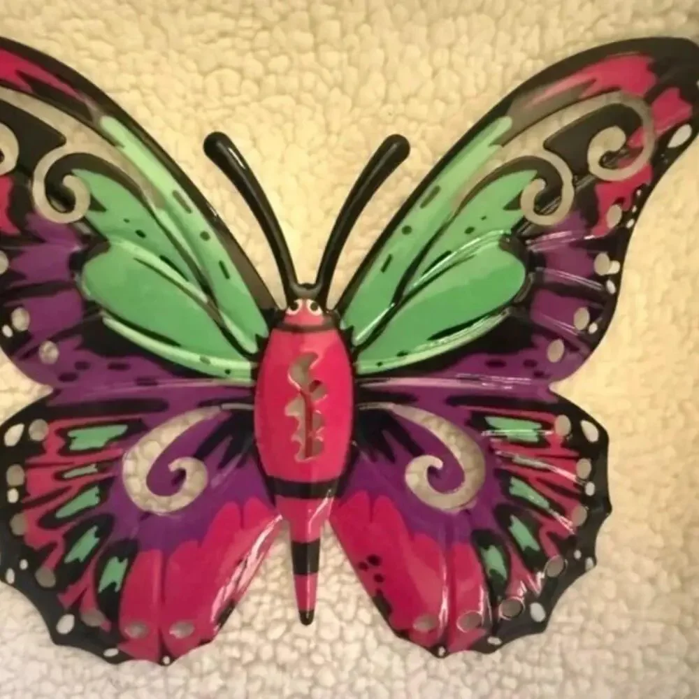 4 pieces metal butterfly wall